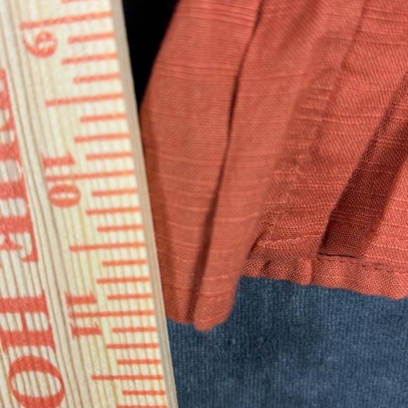 Abercrombie & Fitch Orange Pleated Camisole Crop Top - Picture 6 of 10